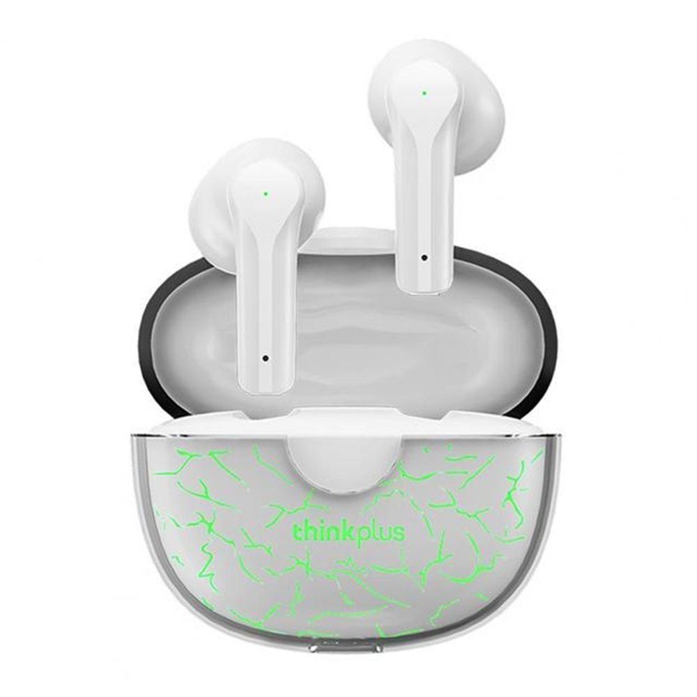 - Weiß) Touch-Steuerung Bluetooth XT95 Wireless, Weiß-Grün Google Bluetooth-Kopfhörer Kopfhörer-Ladehülle 300 Stereo-Ohrhörer 5.1, mAh kabellos, mit mit Lenovo Siri, Assistant, (True