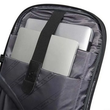 BANGE Laptoprucksack AIR Rucksack für Damen und Herren 15,6 gepolsterstes Laptopfach, Wasserabweisend Stichfest USB Verbindung