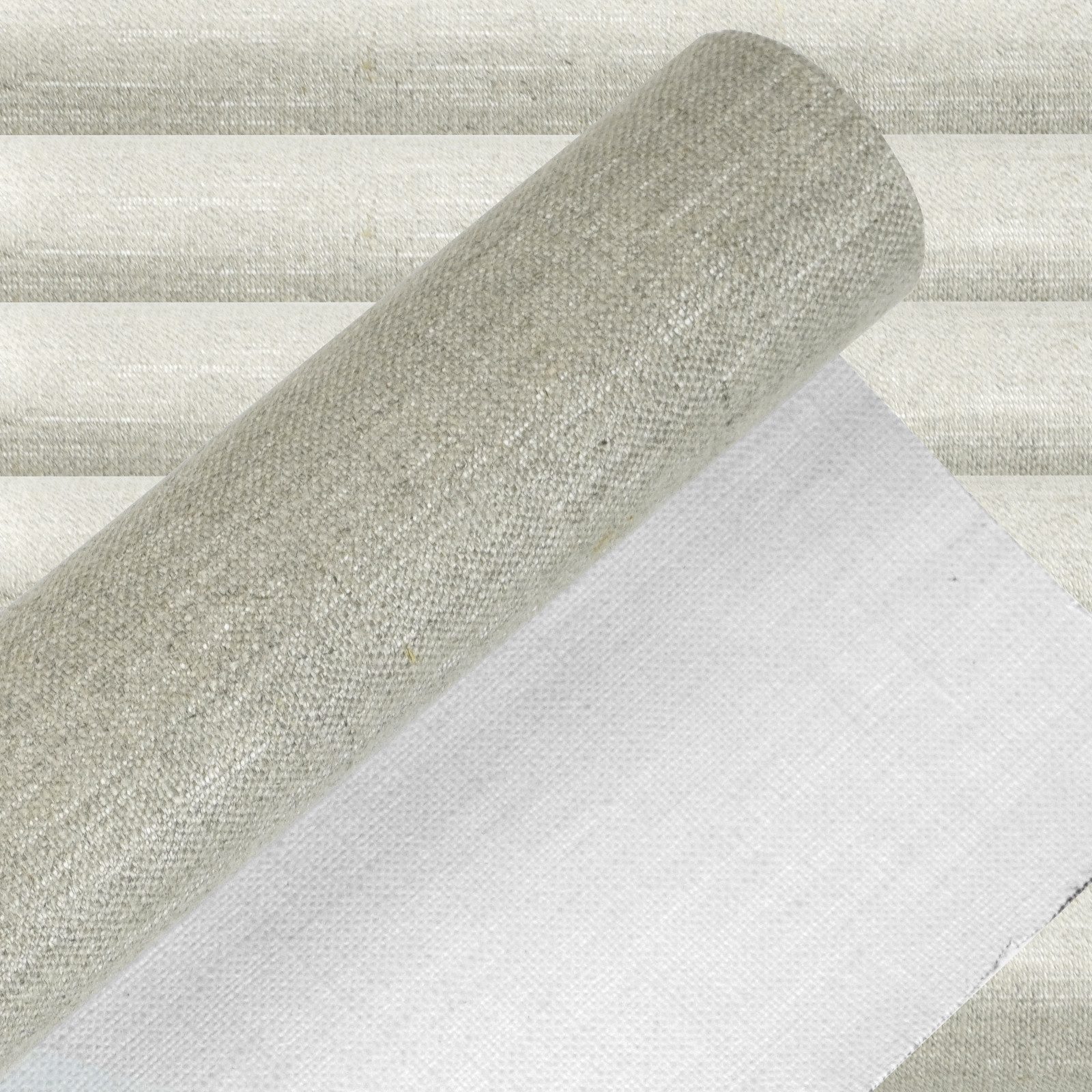 ESENG Maltuch Leinwand aus 100 % Leinen – 420 g/m², zum Bespannen von Keilrahmen