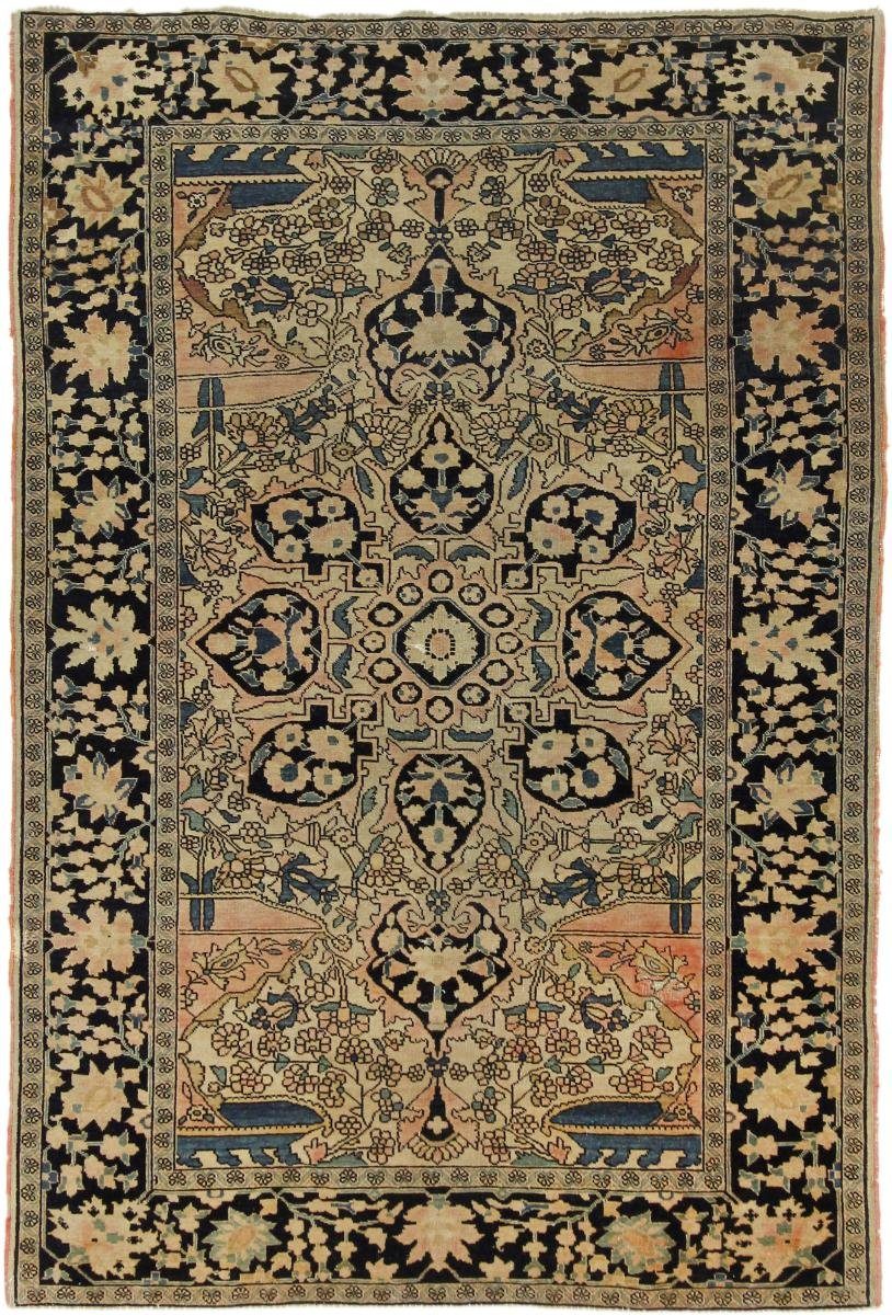 Orientteppich Keshan Antik 122x186 Handgeknüpfter Orientteppich / Perserteppich, Nain Trading, rechteckig, Höhe: 8 mm