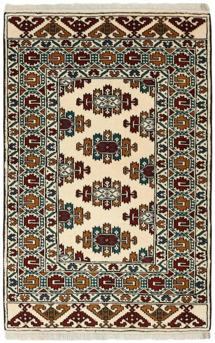 Orientteppich Turkaman 81x128 Handgeknüpfter Orientteppich / Perserteppich, Nain Trading, rechteckig, Höhe: 6 mm