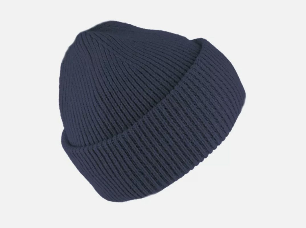 Fiebig Beanie Feinstrickmütze Beanie mit Umschlag günstig online kaufen