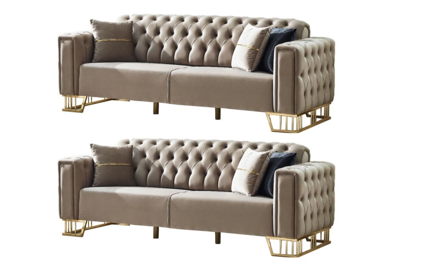Villa Möbel Polstergarnitur Royce Beige, (Set, günstig online kaufen