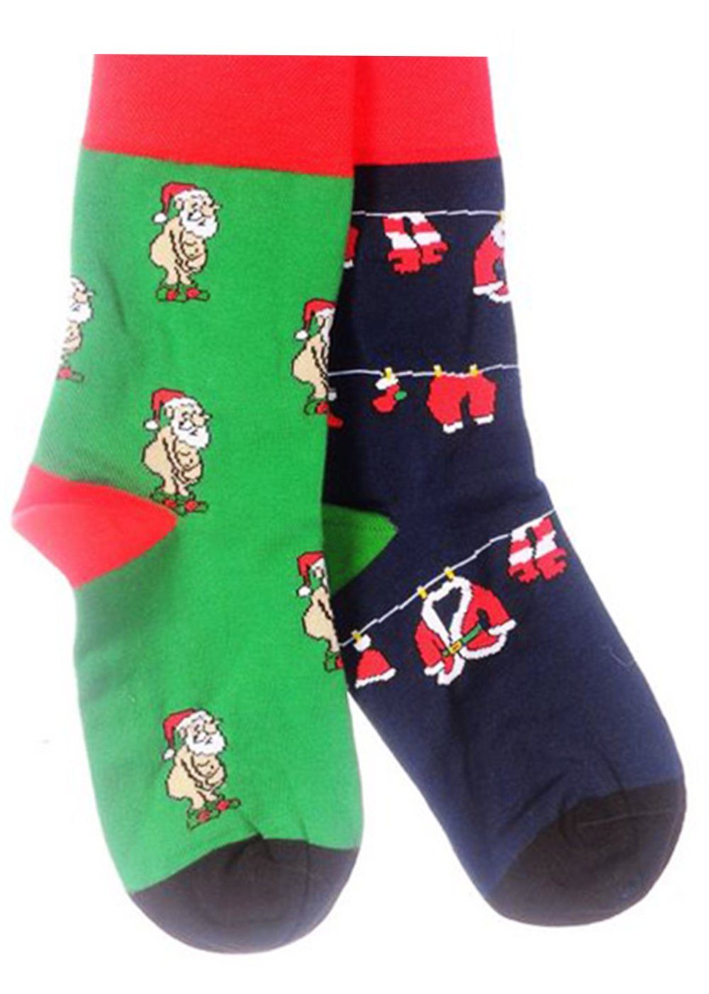 Paar 42 Weihnachtssocken, 46 Socken 39 Freizeitsocken Martinex weihnachtlich, 43 nahtlos 38 1 rot, Socken Strümpfe 35 Socken