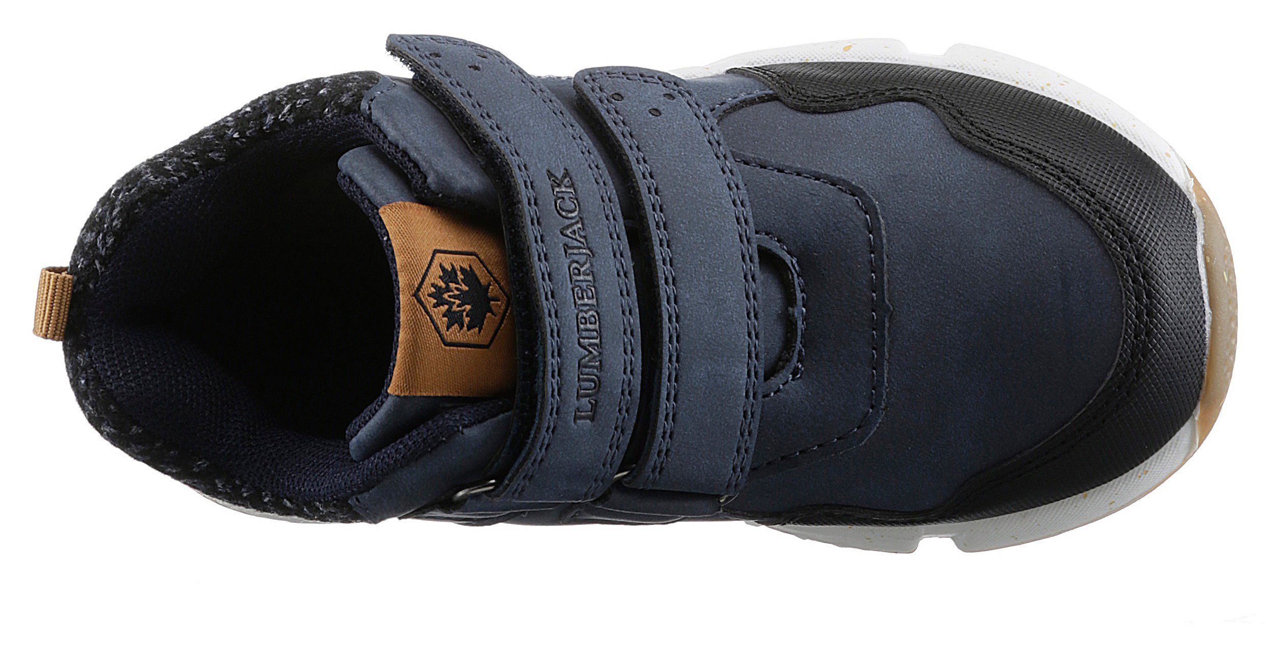LUMBERJACK navy-schwarz mit Sneaker gepolstertem Schaftrand