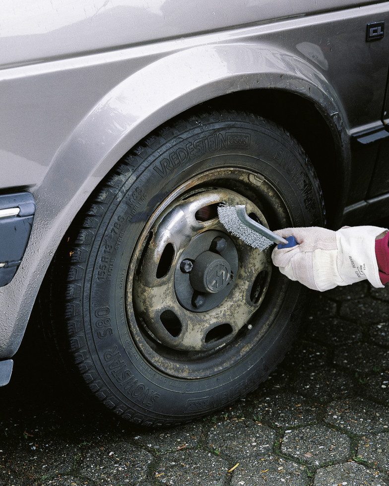 Wolfcraft Drahtbürste Wolfcraft Handdrahtbürste Kunststoffgriff Stahl