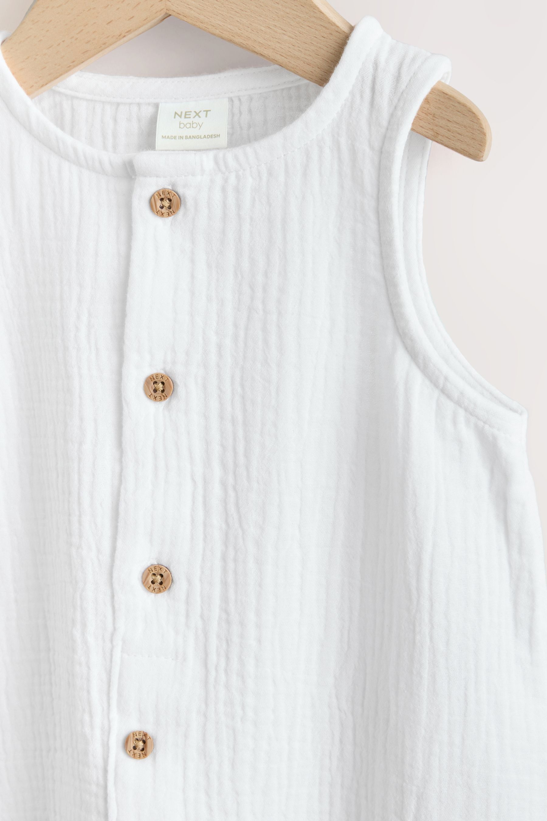 Next Strampler Babyeinteiler aus Webstoff (1-tlg)