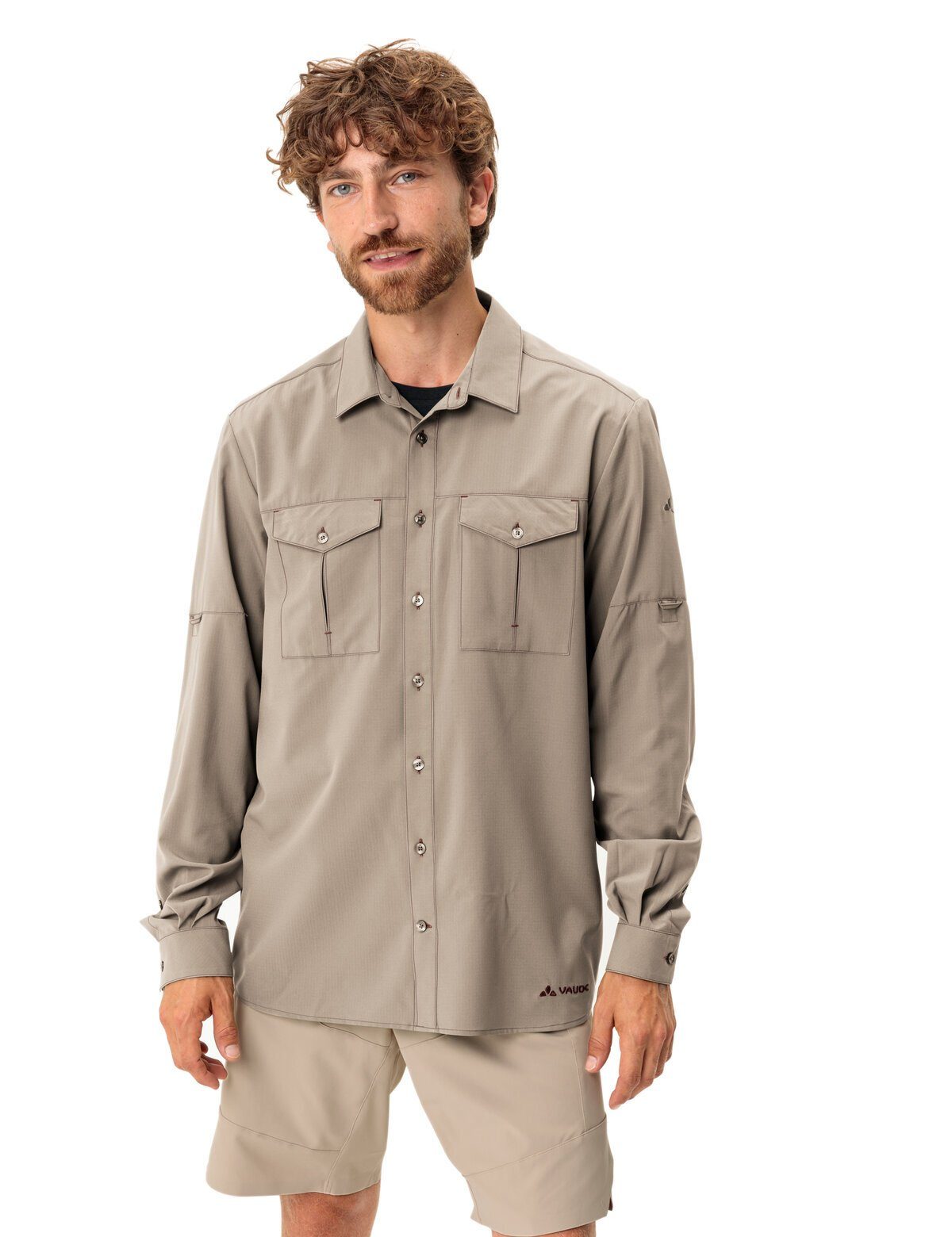 VAUDE Funktionshemd Men's Rosemoor LS Shirt II (1-tlg) atmungsaktives und pflegeleichtes Hemd
