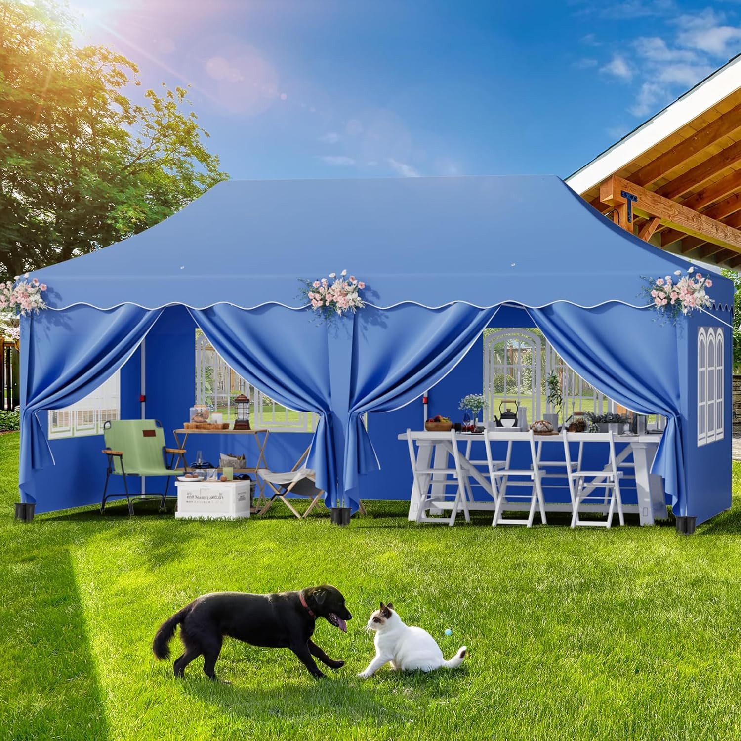 TLGREEN Faltpavillon 3x6 Pavillon Wasserdicht Stabil, günstig online kaufen