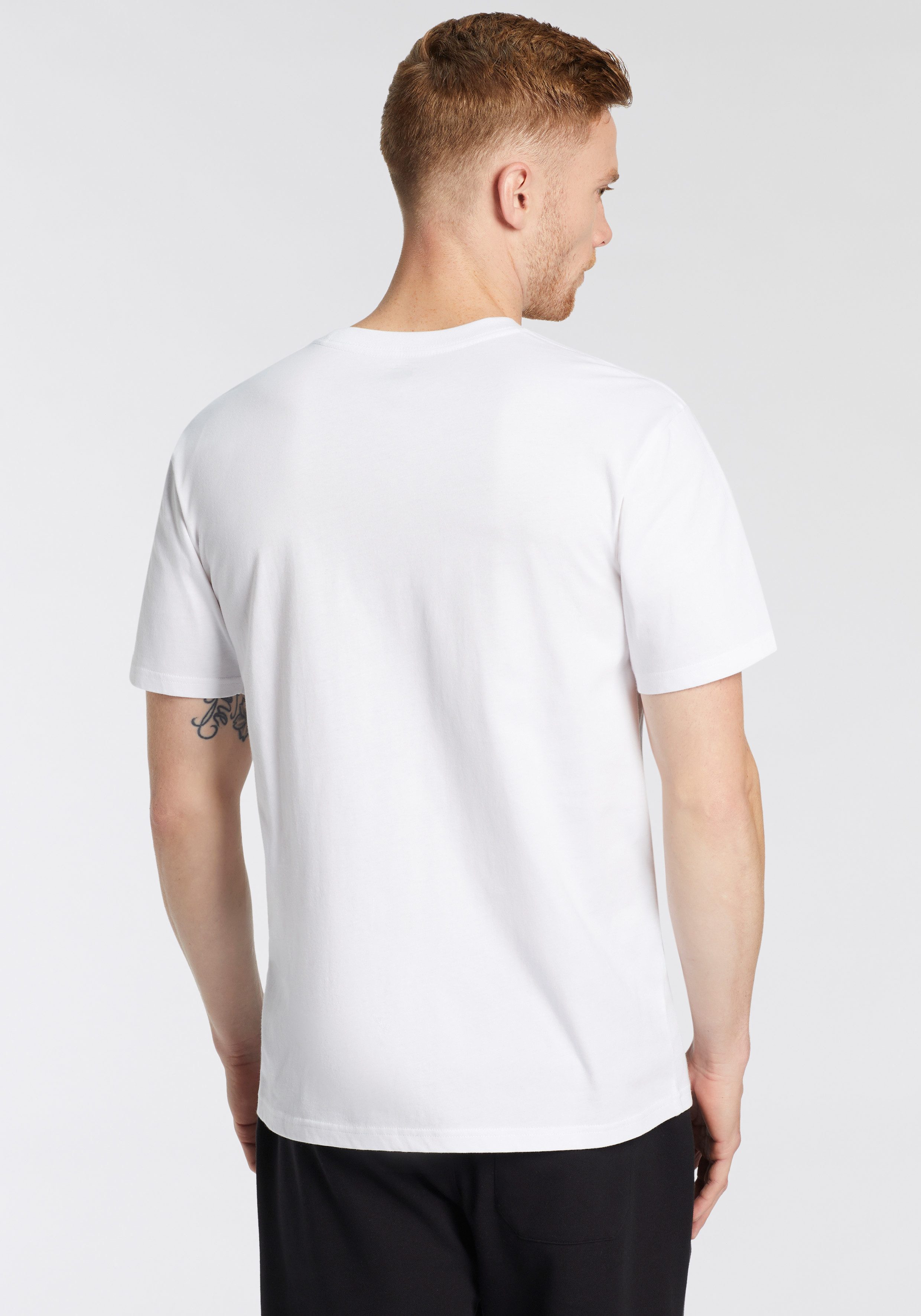 Quiksilver T-Shirt OMNI QS SHORT SLEEVE TEE PACK3 YM (Spar-Set, 3-tlg) mit Logo, 3er-Set, Kurzarm, aus Baumwolle, auch in großen Größen