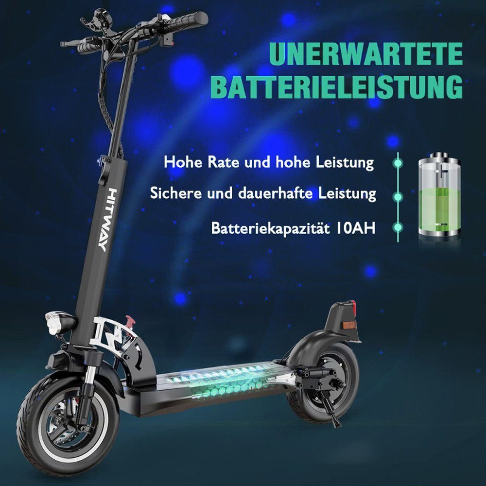 HITWAY E-Scooter, 20,00 km/h, E-roller mit Straßenzulassung Doppelter  Stoßdämpfer 19km/h