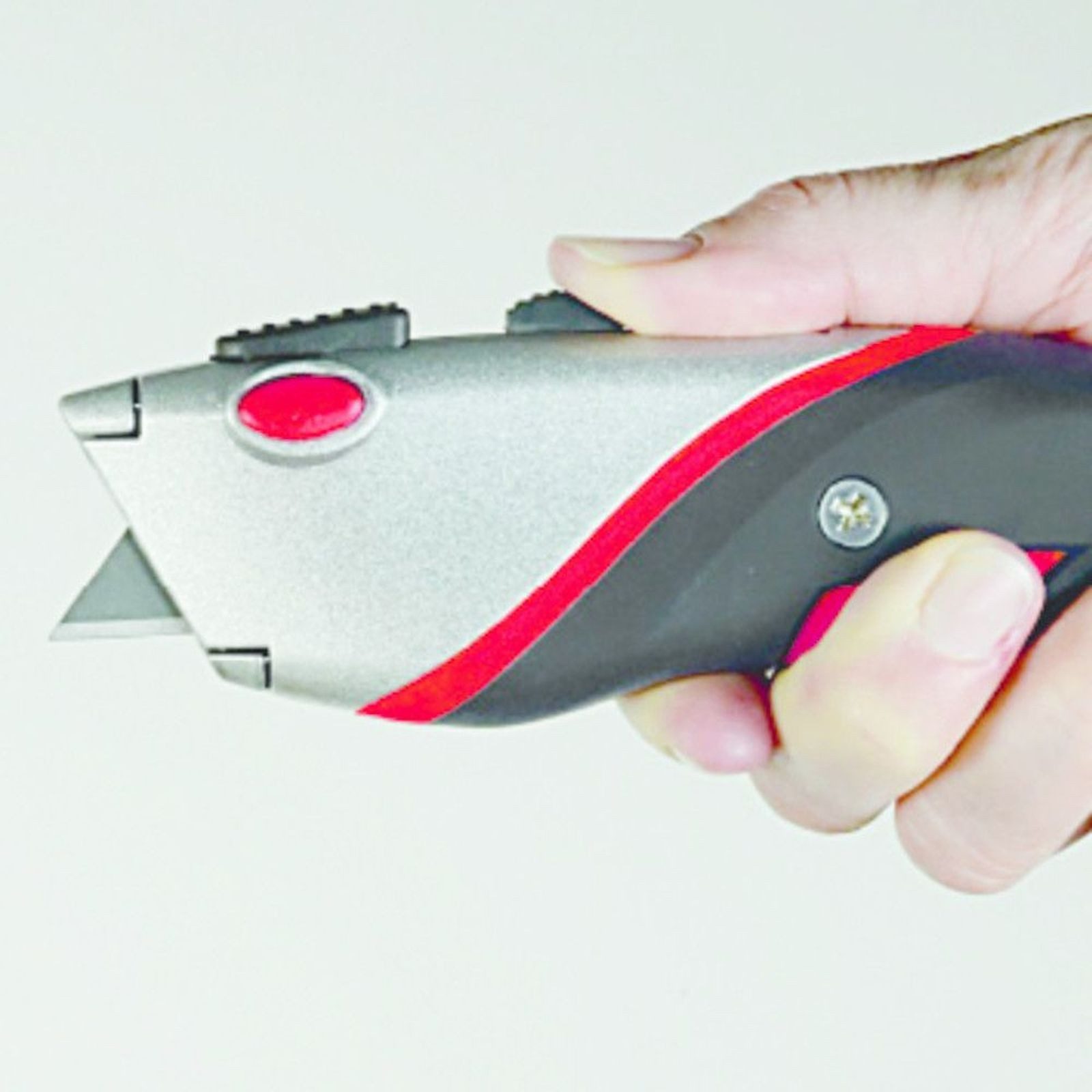 Cutter Sicherheits-Universal-Cutter 2in1 silber/schwarz/rot