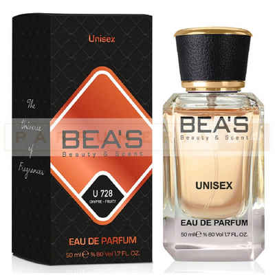 BEA'S Eau de Parfum »BEA'S Beauty & Scent U 728 EAU DE PARFUM 50 ml Chypre Fruity Unisex Damen Herren Vanille Moschus Sandelholz«