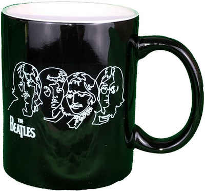 The Beatles Becher »Beatles Tasse/Mug "Lines", Schwarz«, Keramik, 300 ml