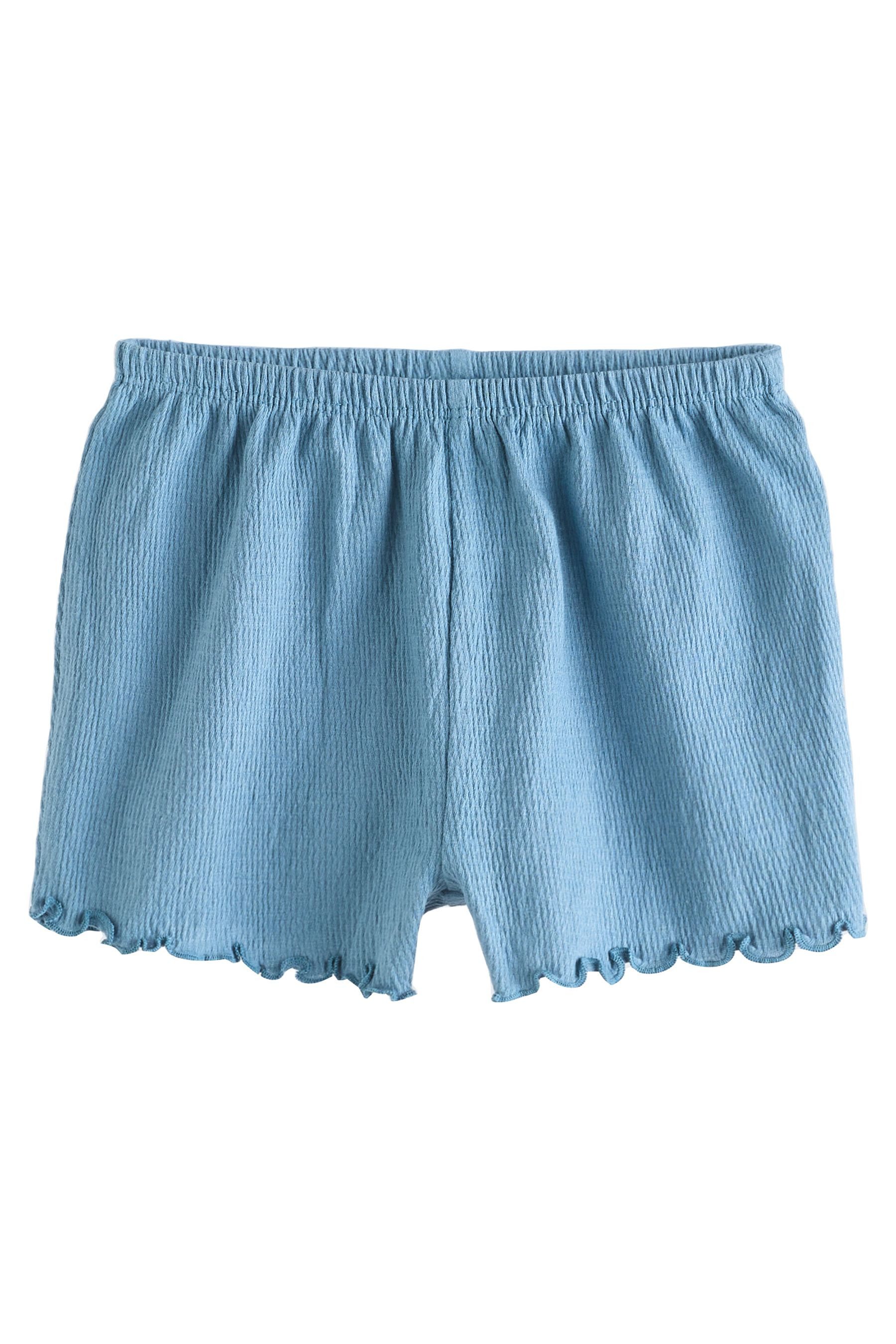 Next Top & Shorts Baby-T-Shirt und Shorts mit Rüschen im 6-er Set (6-tlg)