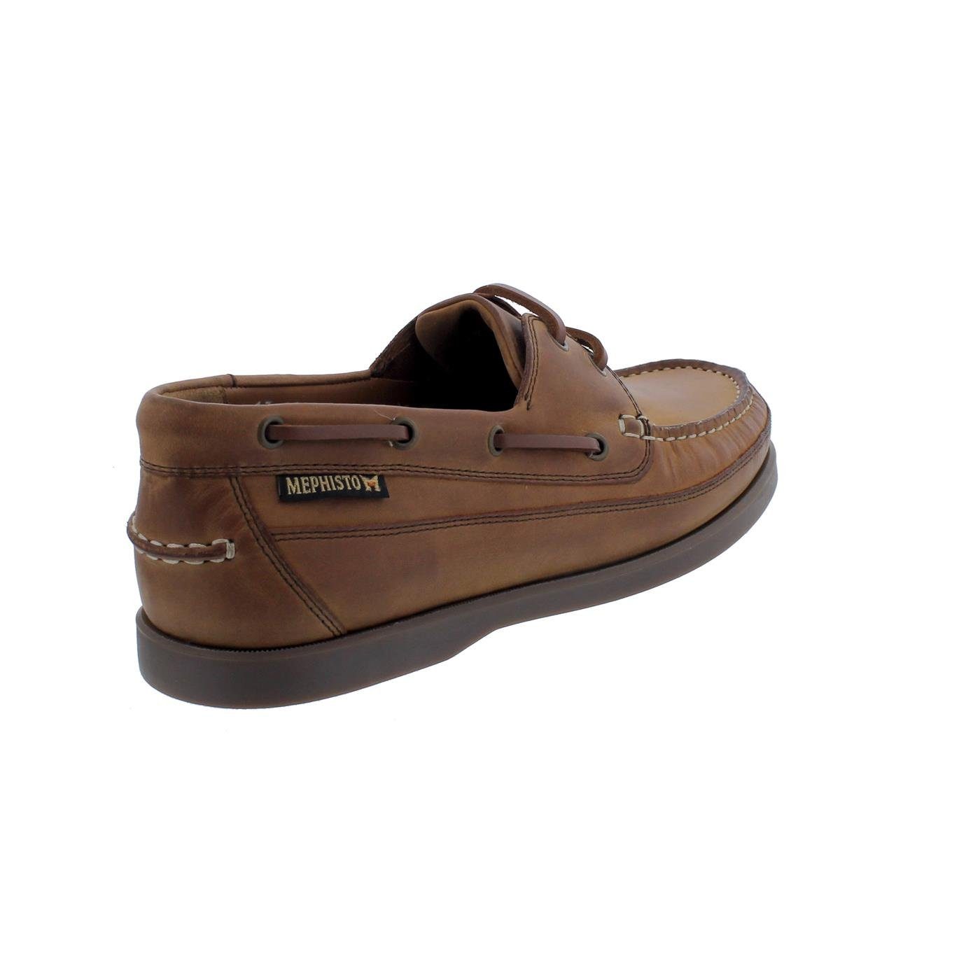 Mephisto Mephisto Boating Bootsschuh, Glattleder, Tobacco, Spinnaker-Kollektion Bootsschuh
