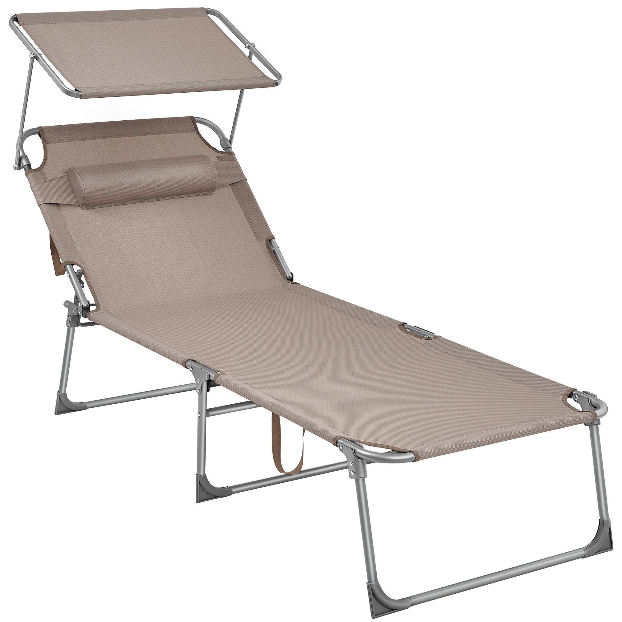 SONGMICS Gartenliege, 1 St., Große Sonnenliege,klappbarer günstig online kaufen