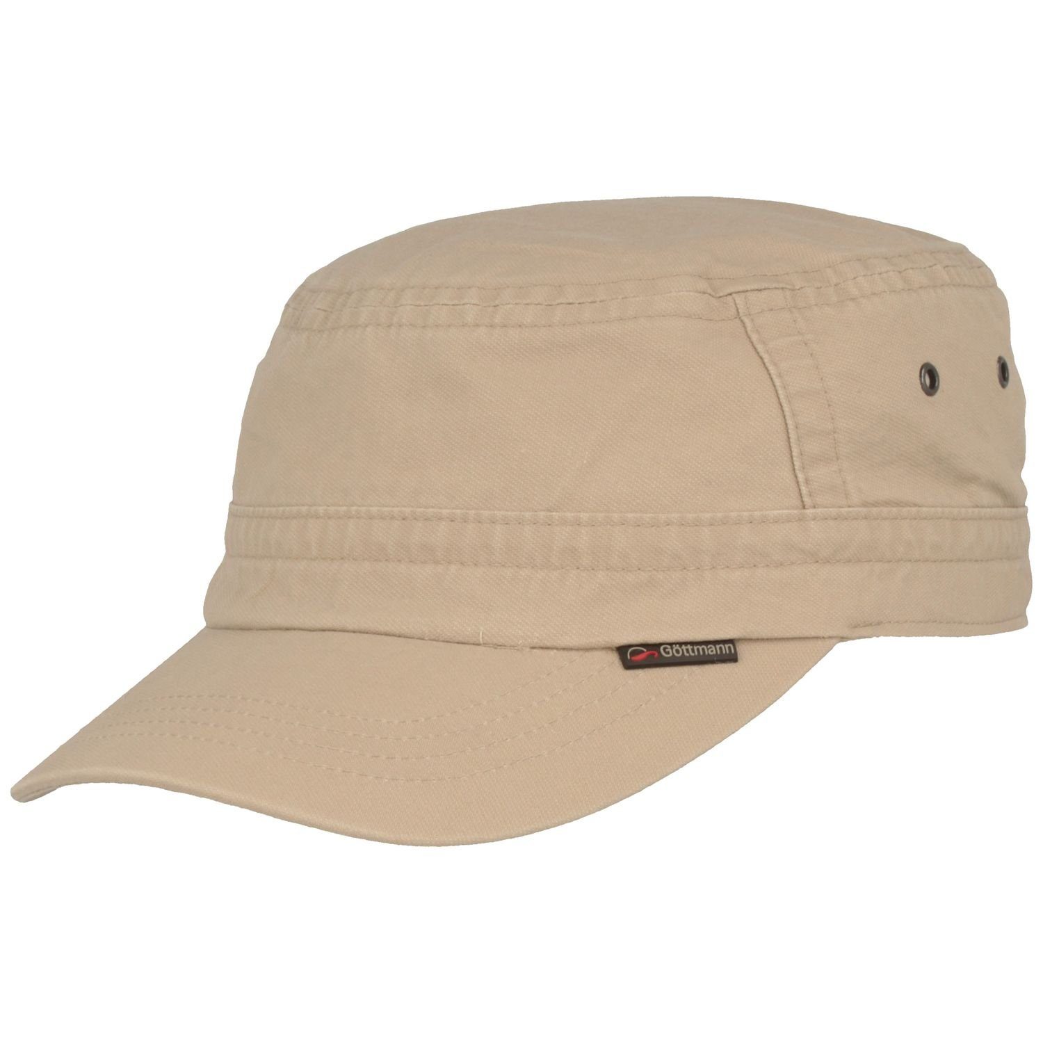 UV-Schutz Cap mit Göttmann Baumwolle Army Army Cap 10 beige aus
