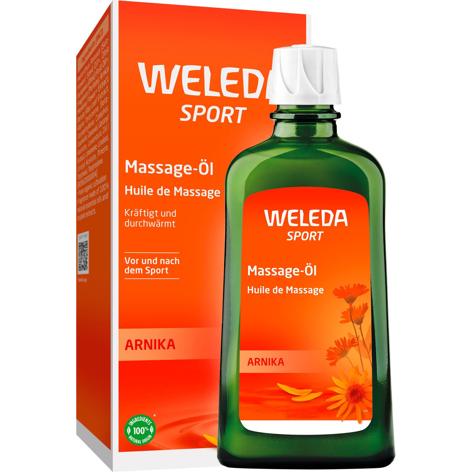 WELEDA Körperöl SPORT MASSAGE-ÖL ARNIKA