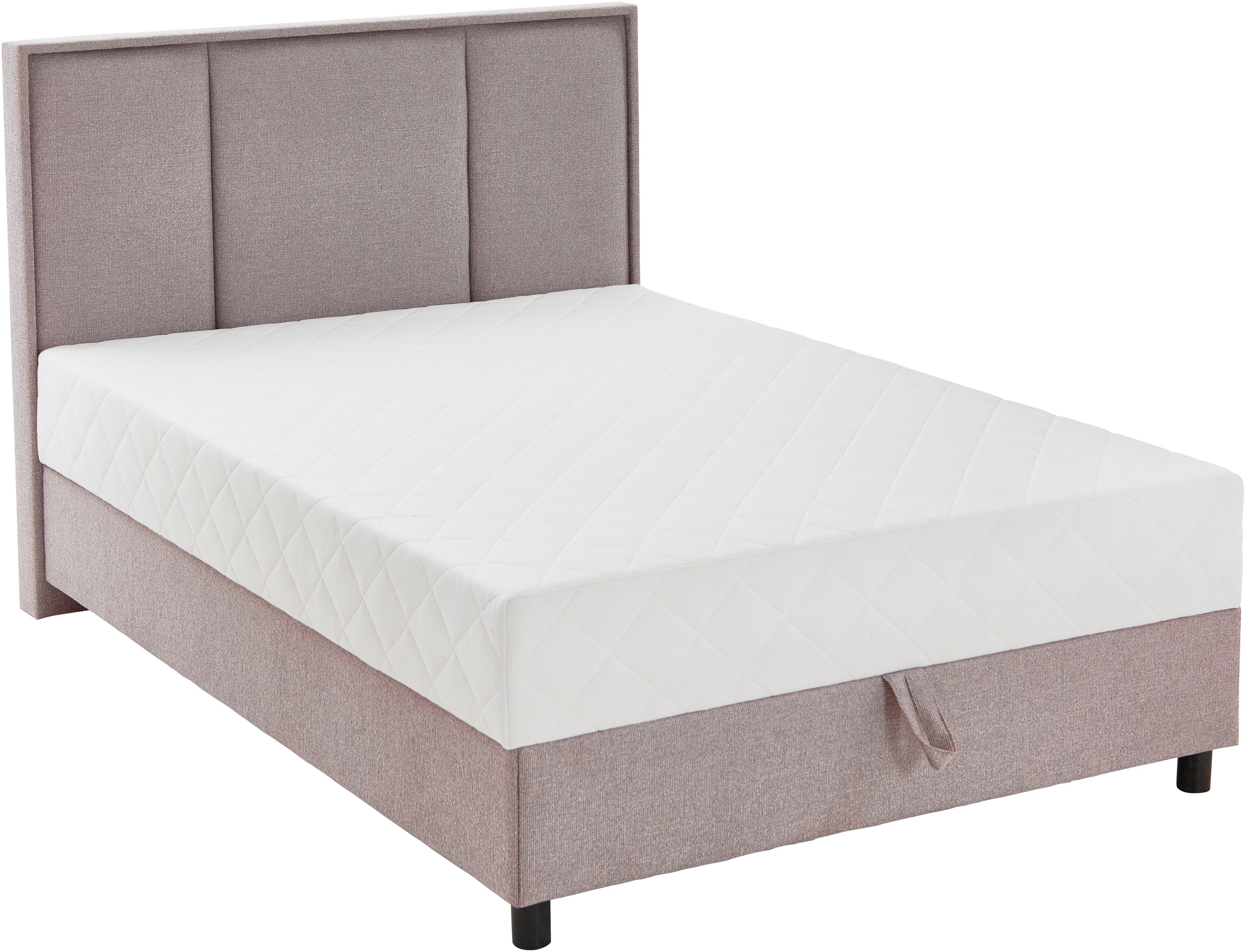 ATLANTIC home collection Boxbett ARLA, mit Taschen-Federkernmatratze und Bettkasten