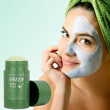 Houhence Gesichtspflege Grüntee-Masken für das Gesicht Gesichtsmaske Stick