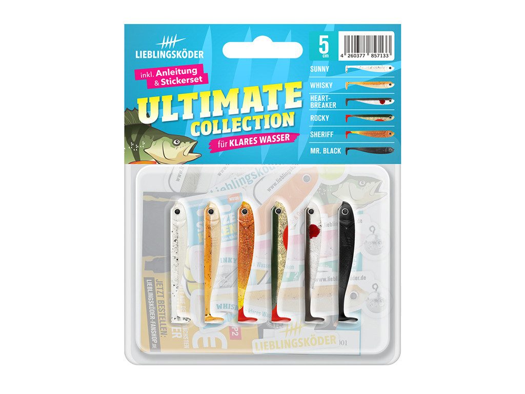 Lieblingsköder Kunstköder Lieblingsköder 5 cm - Barsch - kleines Starter-Set, (Kleines Starterset Barsch 5 cm, 1-St. 5 cm Set), Einsteiger-Set