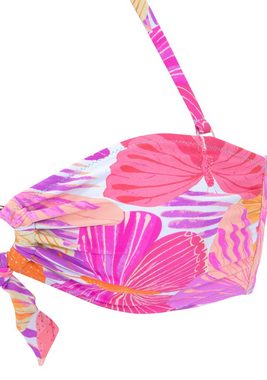 Sunseeker Bandeau-Bikini-Top Butterfly, mit Zierring