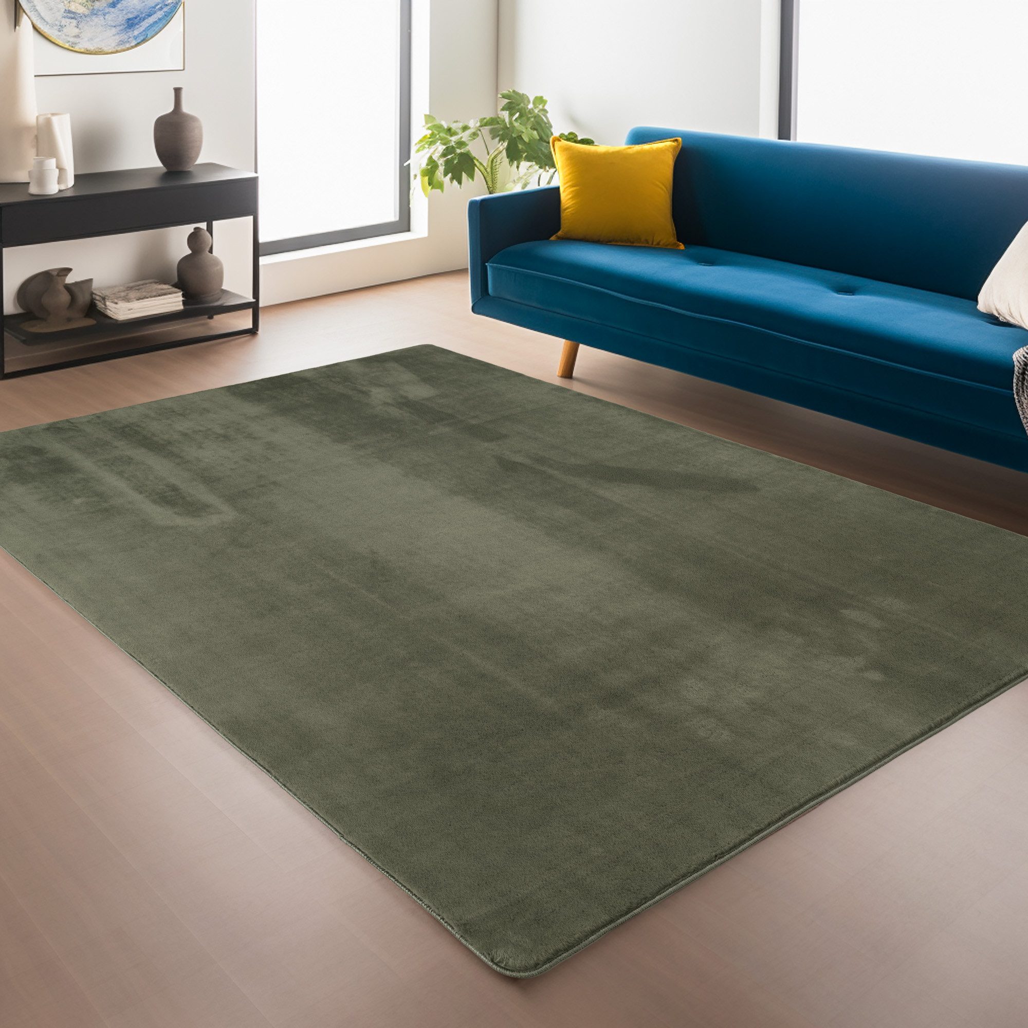 Ayyildiz Teppiche Teppich JOY 1400, auch als Läufer und in Rund erhältlich, rechteckig, Höhe: 11 mm, besonders weich, uni Kurzflor, Wohnzimmer, Kinderzimmer von Ayyildiz Teppiche