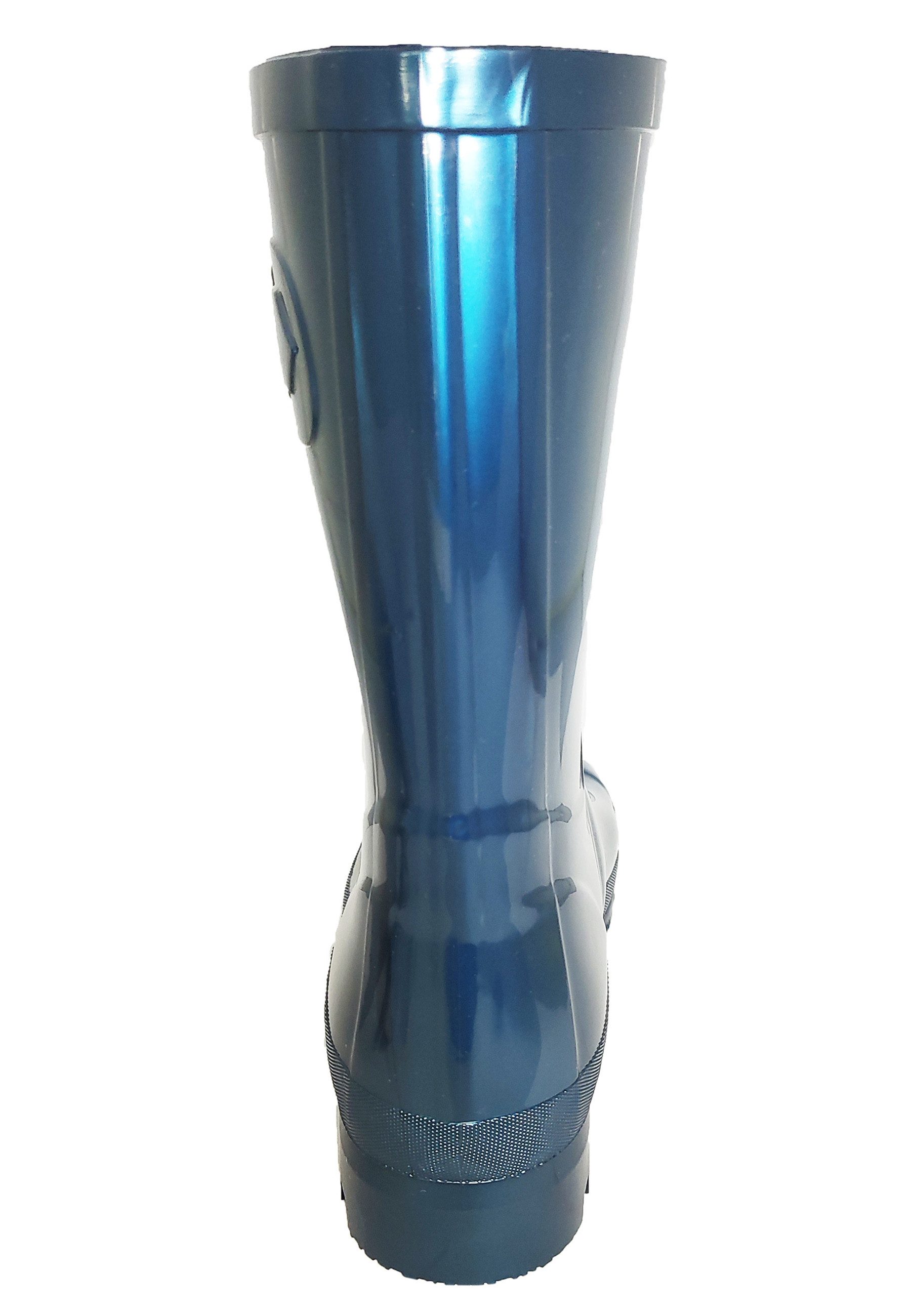 Beck Damen Regenstiefel Glossy Gummistiefel ein Hingucker für jedes Alter