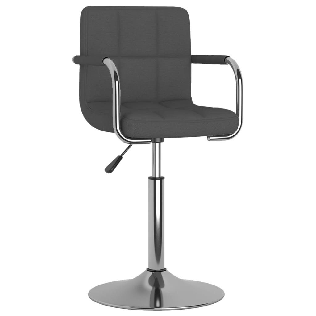 vidaXL Esszimmerstuhl Esszimmerstuhl Dunkelgrau Stoff (1 günstig online kaufen
