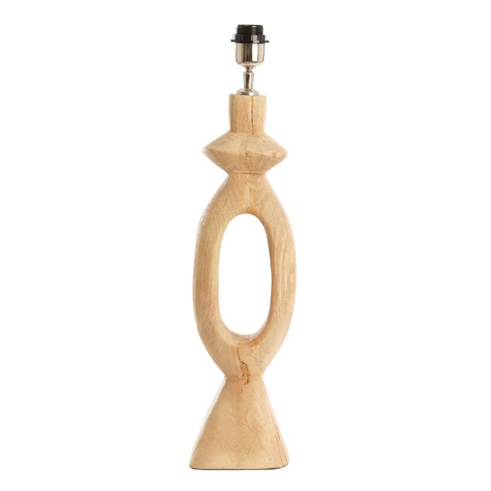 Light & Living Tischleuchte Лампыfuß DJANGO Light & Living Tischleuchte 14x12x58 cm Holz Braun, ohne Leuchtmittel