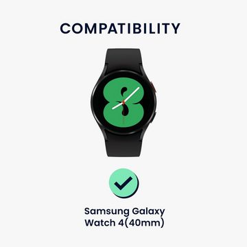 kwmobile Schutzfolie 2x Displayschutzfolie für Samsung Galaxy Watch 4 (40mm), (1-St), Schutzfolie für Fitness Tracker - robuster Displayschutz - transparent