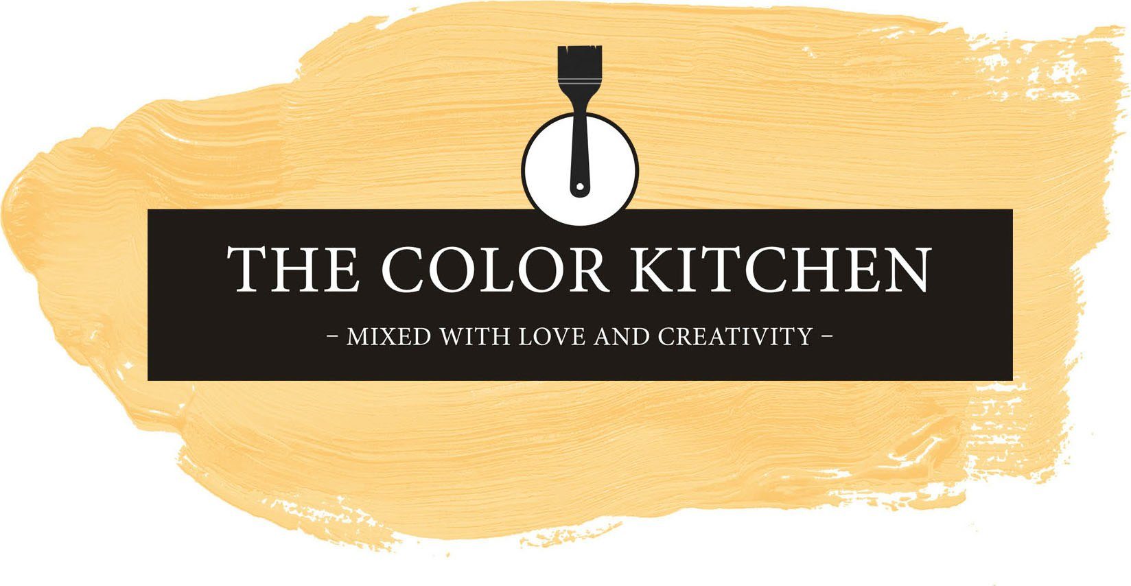 A.S. Création Wand- und Deckenfarbe Seidenmatt Innenfarbe THE COLOR KITCHEN, für Wohnzimmer Schlafzimmer Flur Küche, versch. Gelbtöne