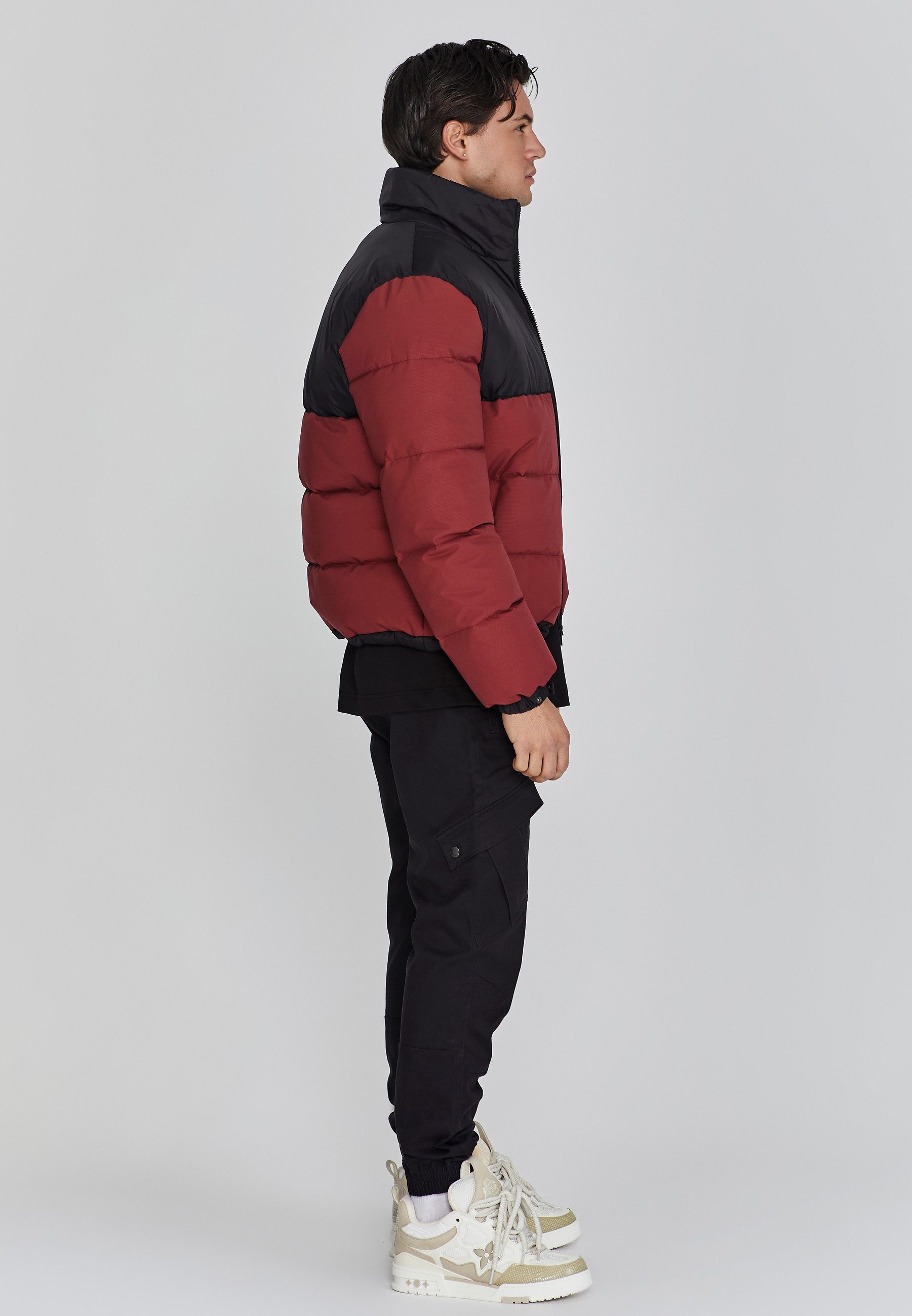Siksilk Outdoorjacke SikSilk Herren Rote Outdoorjacke – Bild 2 von 5