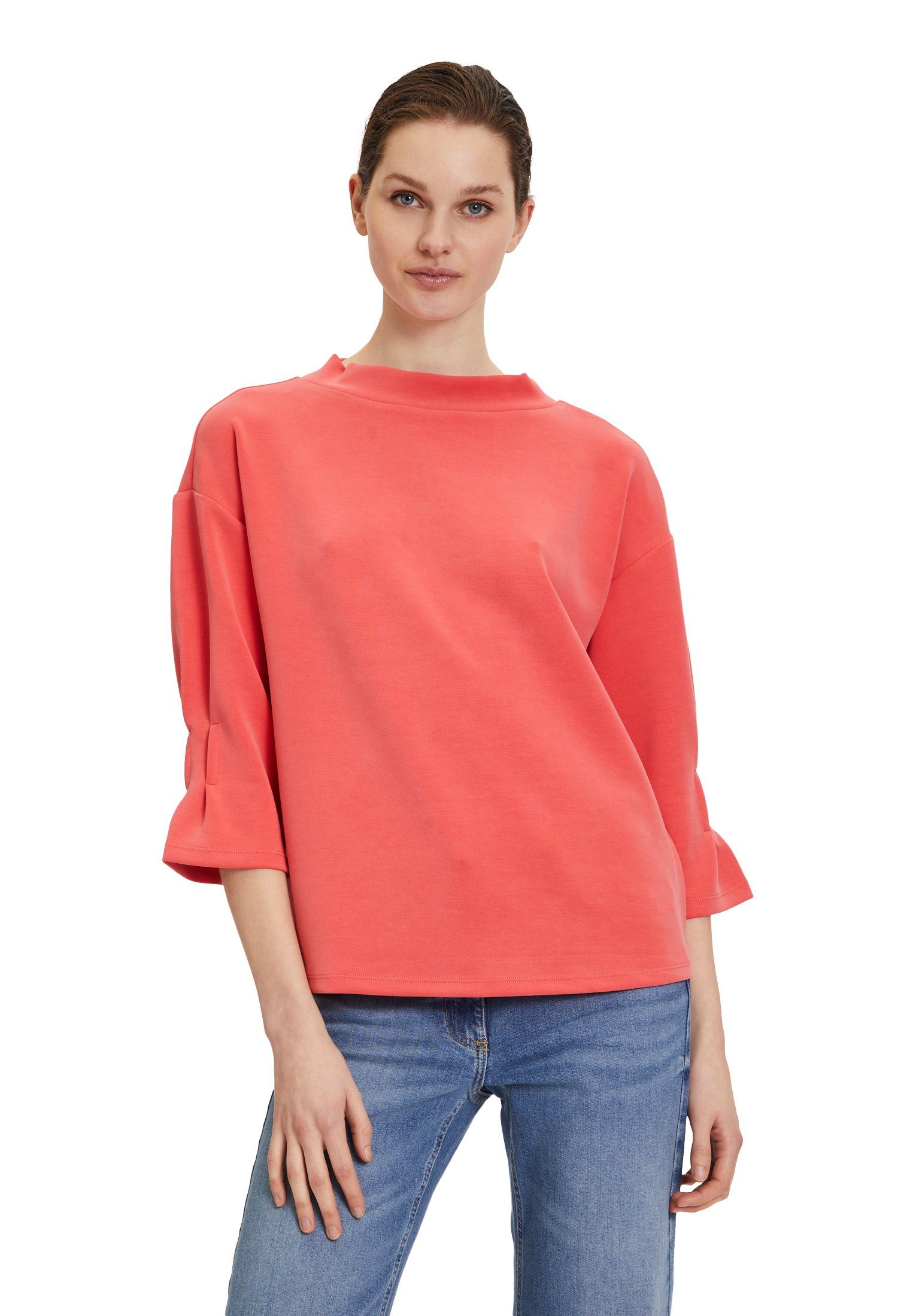 Betty Barclay Sweatshirt mit Trompetenärmeln (1-tlg) Material