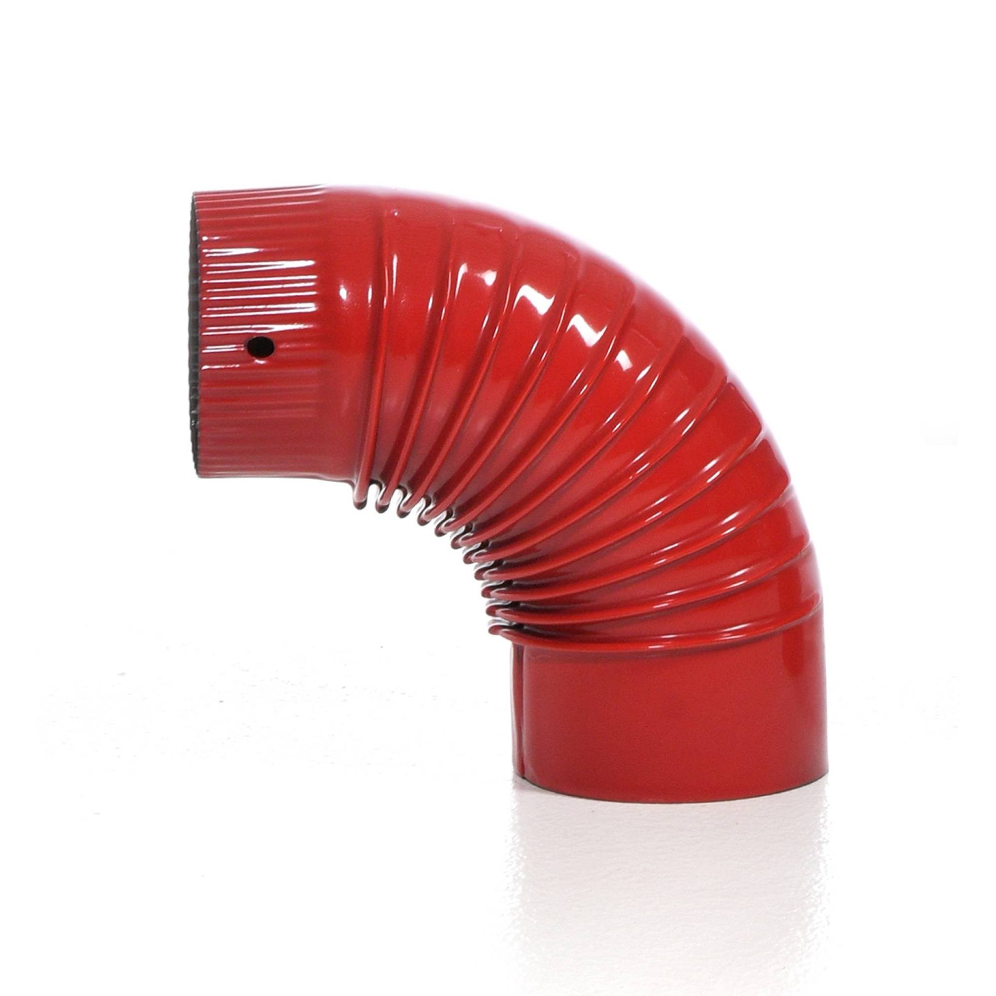 rot Ofenrohr-Set 120 mm Durchmesser Emailliertes Rauchrohr für Kaminöfen 
