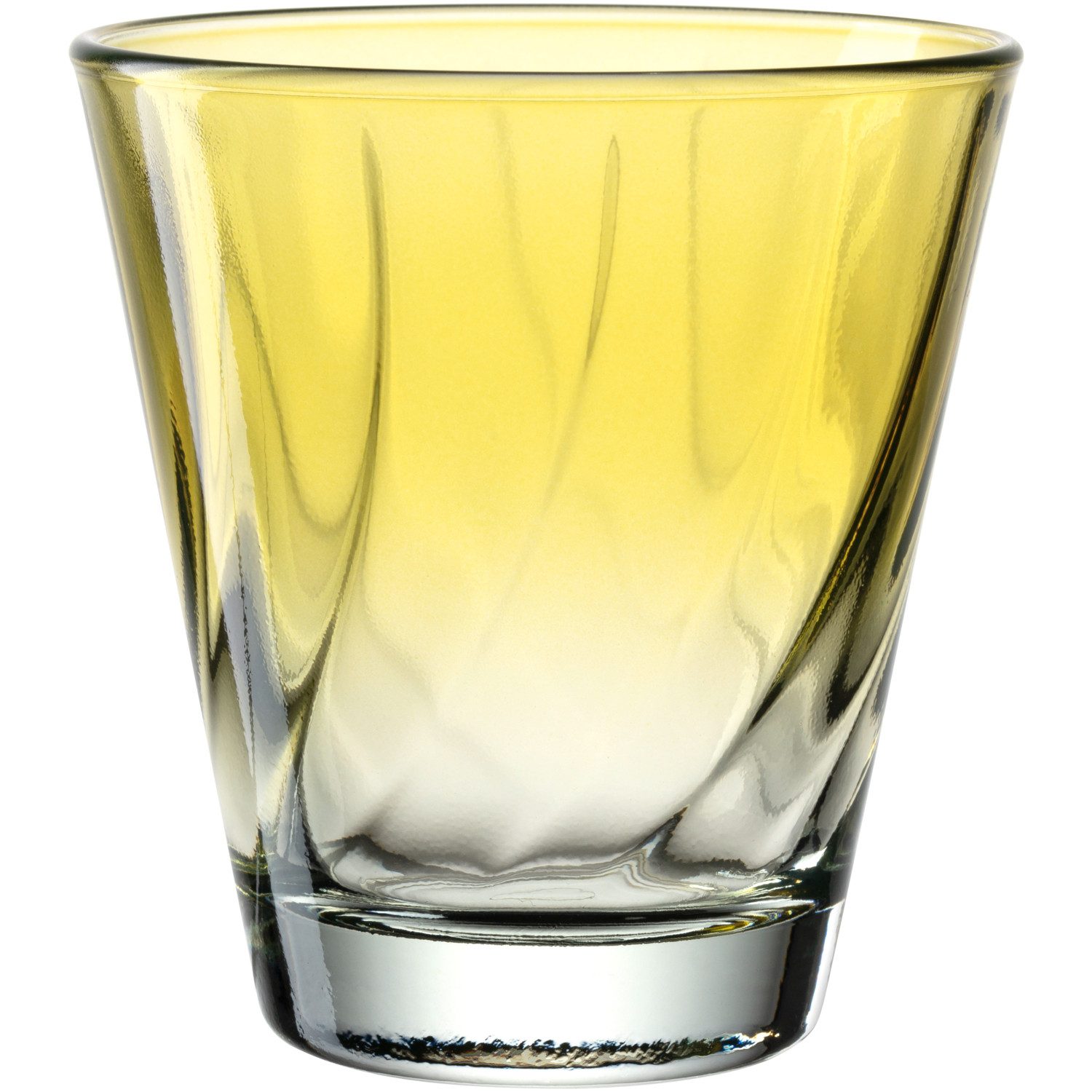 LEONARDO Gläser-Set Trinkglas, TWIST, 215 ml, 4er-Set, 4-tlg., Glas, Whiskybecher, spülmaschinengeeignet