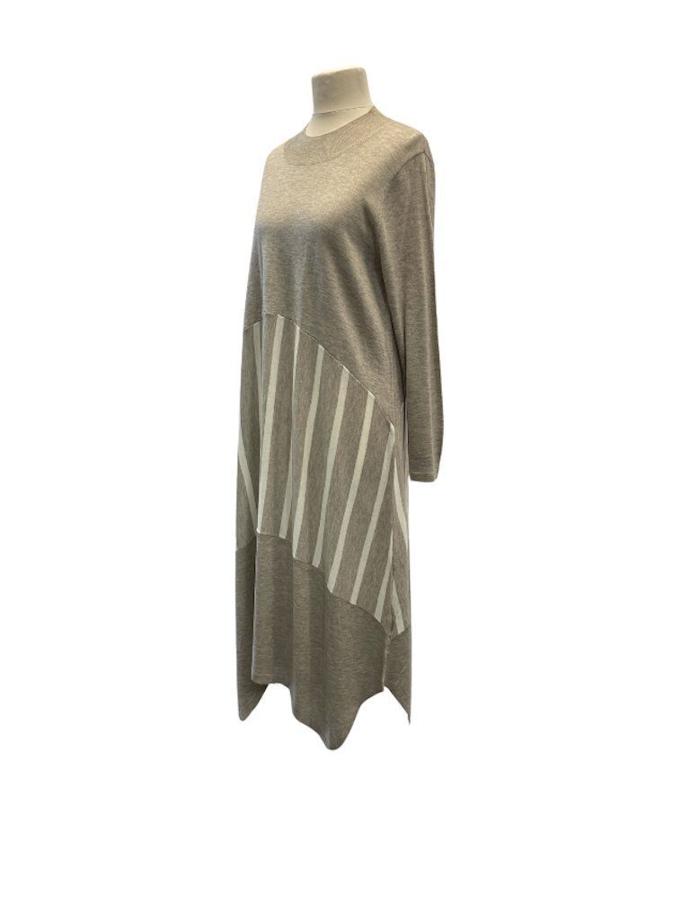 BZNA Strickkleid Feinstrickkleid Tunika Zipfel Kleid Longpulli Tunikakleid günstig online kaufen