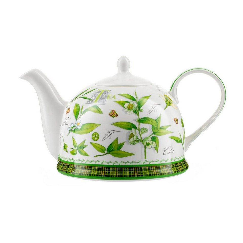 Teekanne Dekor (Stück, Tailor mit Porzellan + Stück), Jameson Teekanne l, Iglu-Kanne Scottish Tea, 0.9
