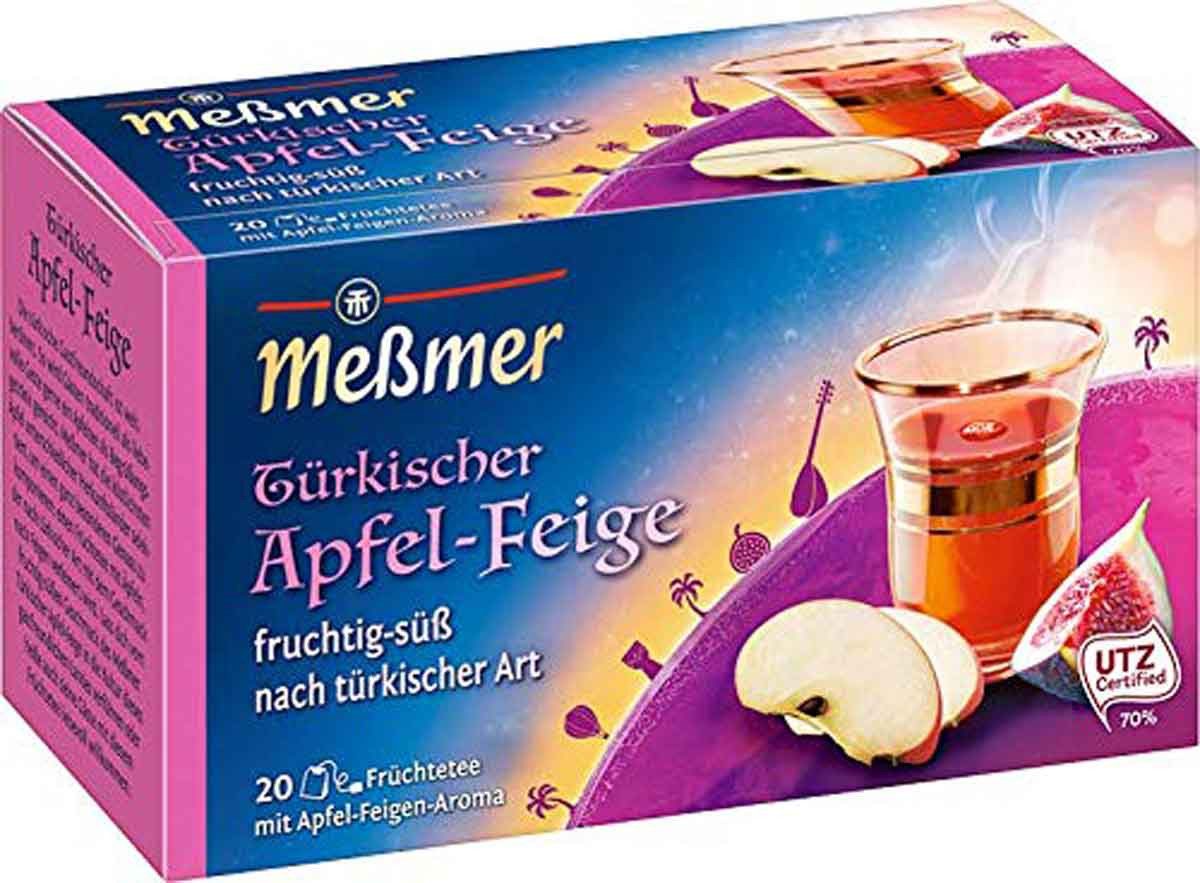 Meßmer Tee, Meßmer Türkischer Bayram Apfel Feige fruchtig und süß 8er Pack