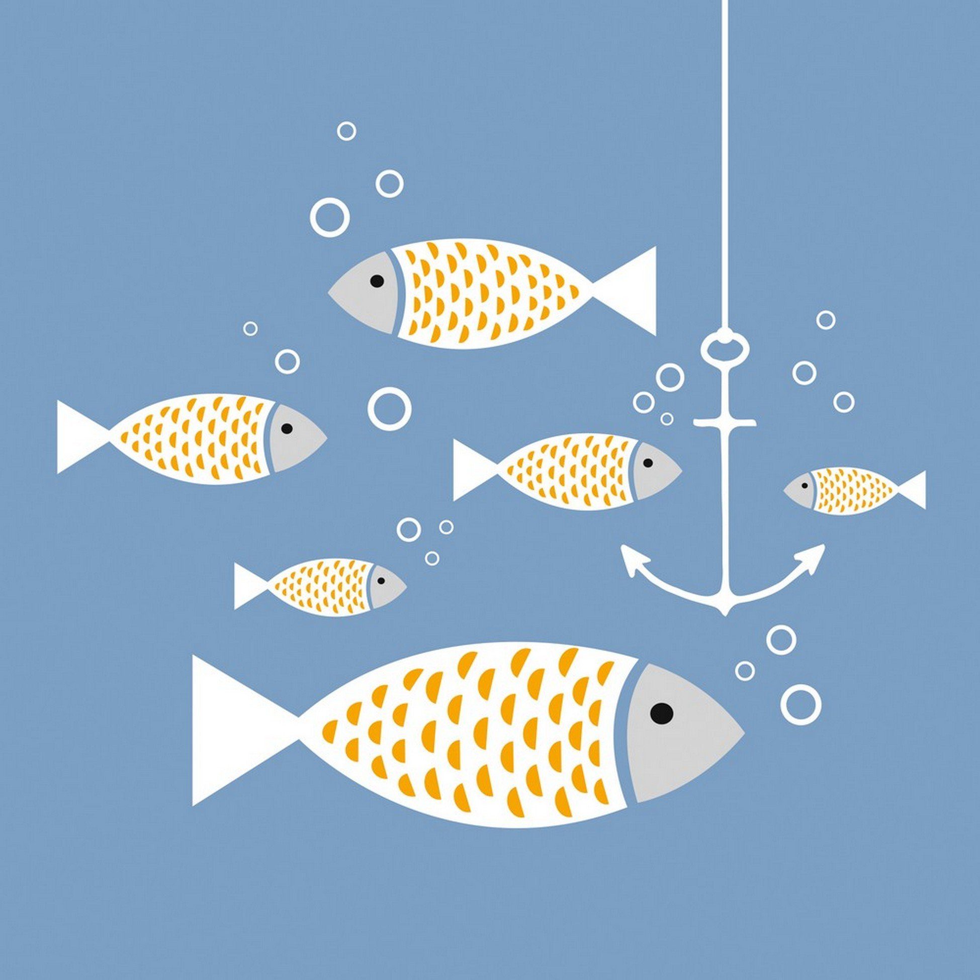 PPD Papierserviette 20 Servietten Beach Bubbling 33x33cm, (20 St)