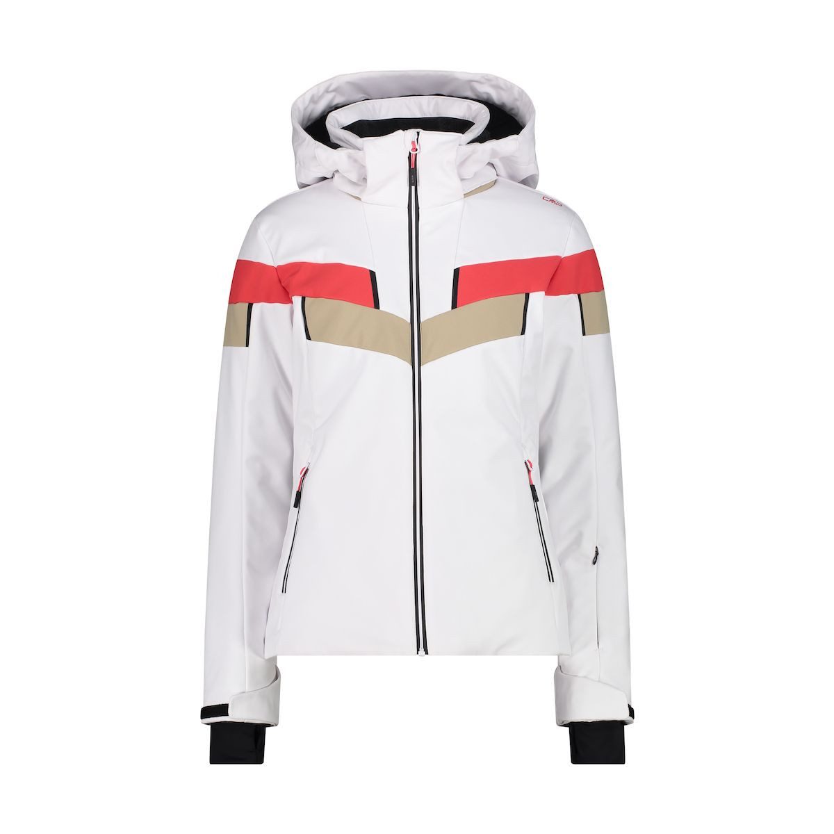 CMP Skijacke Woman Jacket Zip Hood Vielseitige und wasserdichte Softshell-Jacke mit hoher