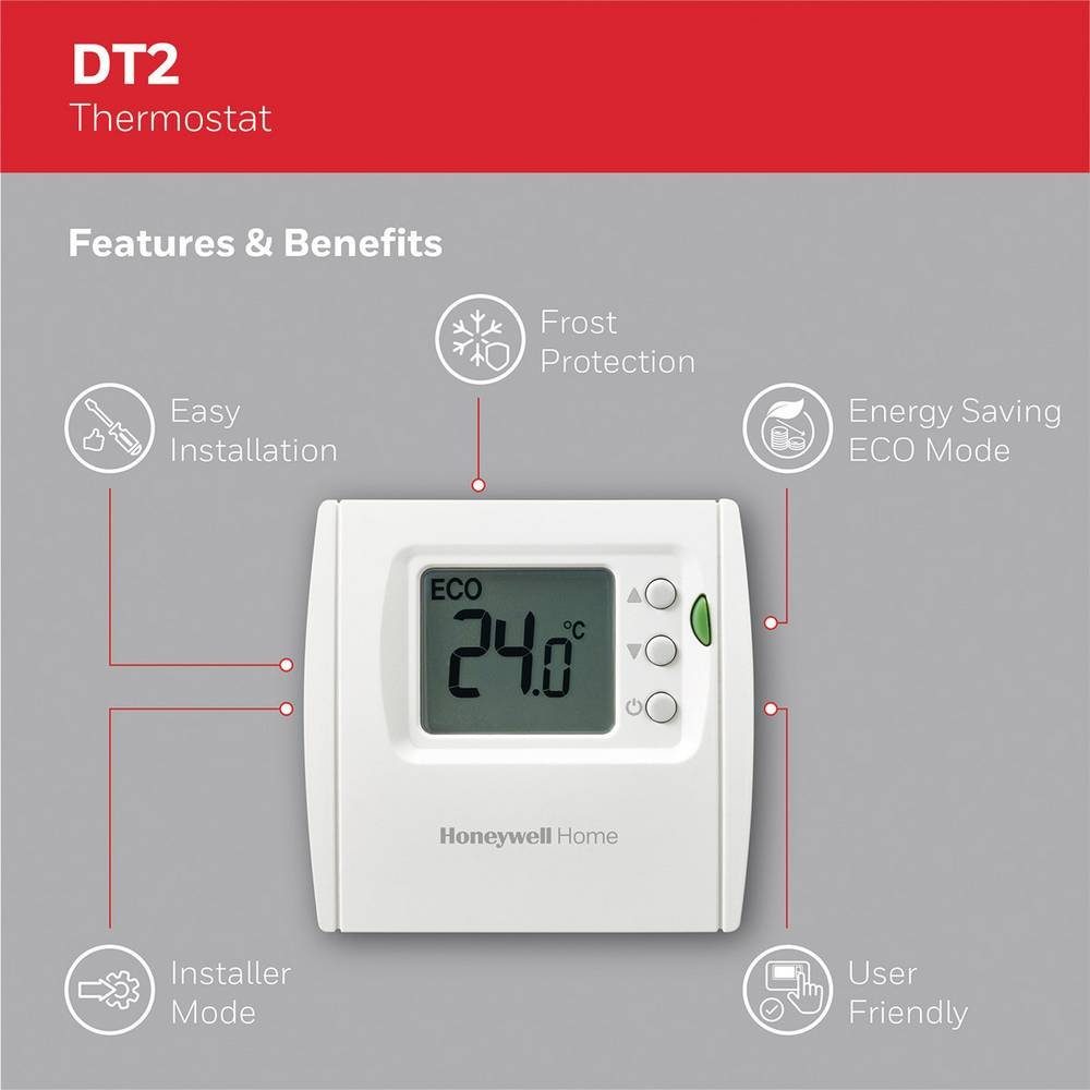 Honeywell Raumthermostat Thermostat Home DT2