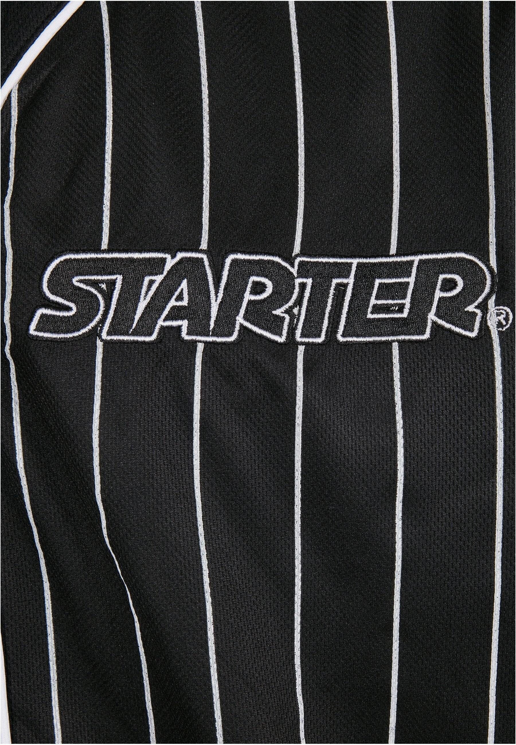 Baseball Langarmhemd Label Jersey Schwarz Black Starter Starter (1-tlg) Herren Starter