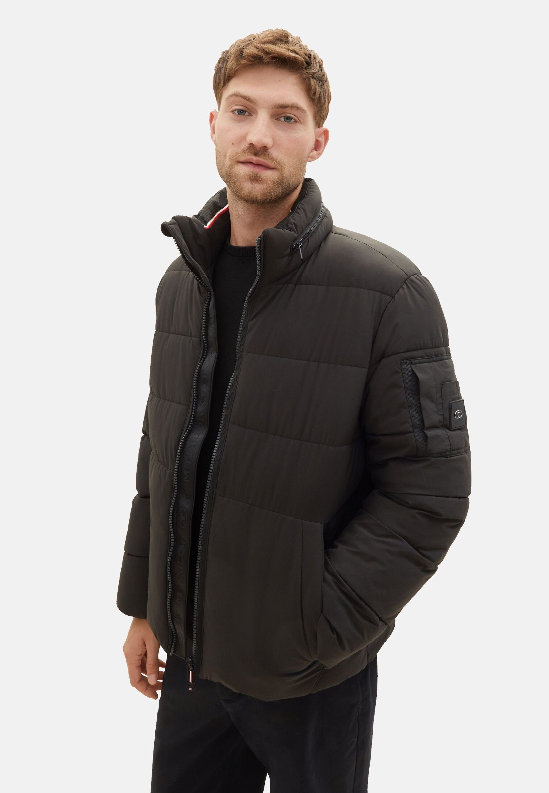 TOM TAILOR Steppjacke Jacke Steppjacke mit verstaubarer Kapuze (1-St)