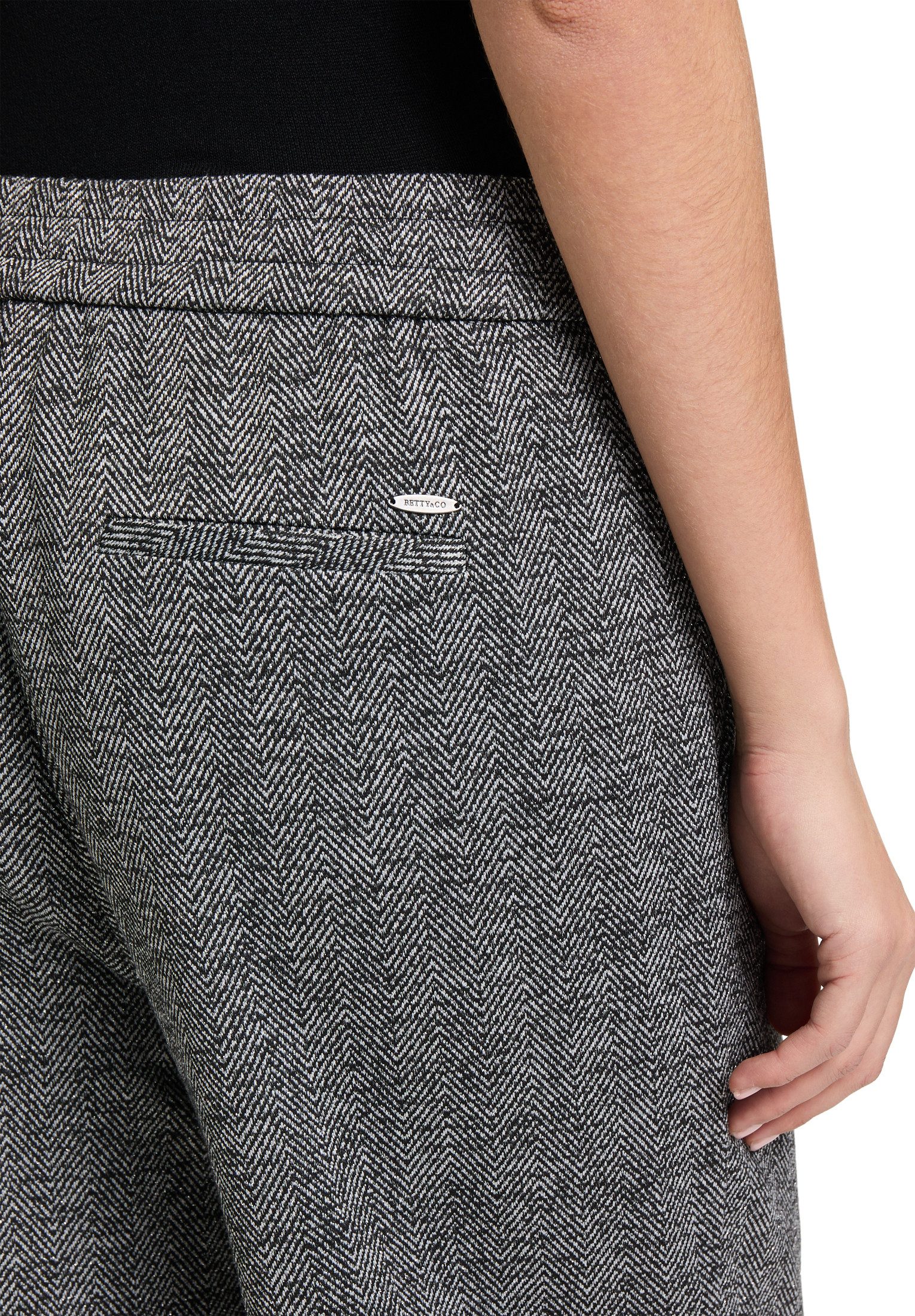 Betty&Co Stoffhose Damen mit Lurexfaden