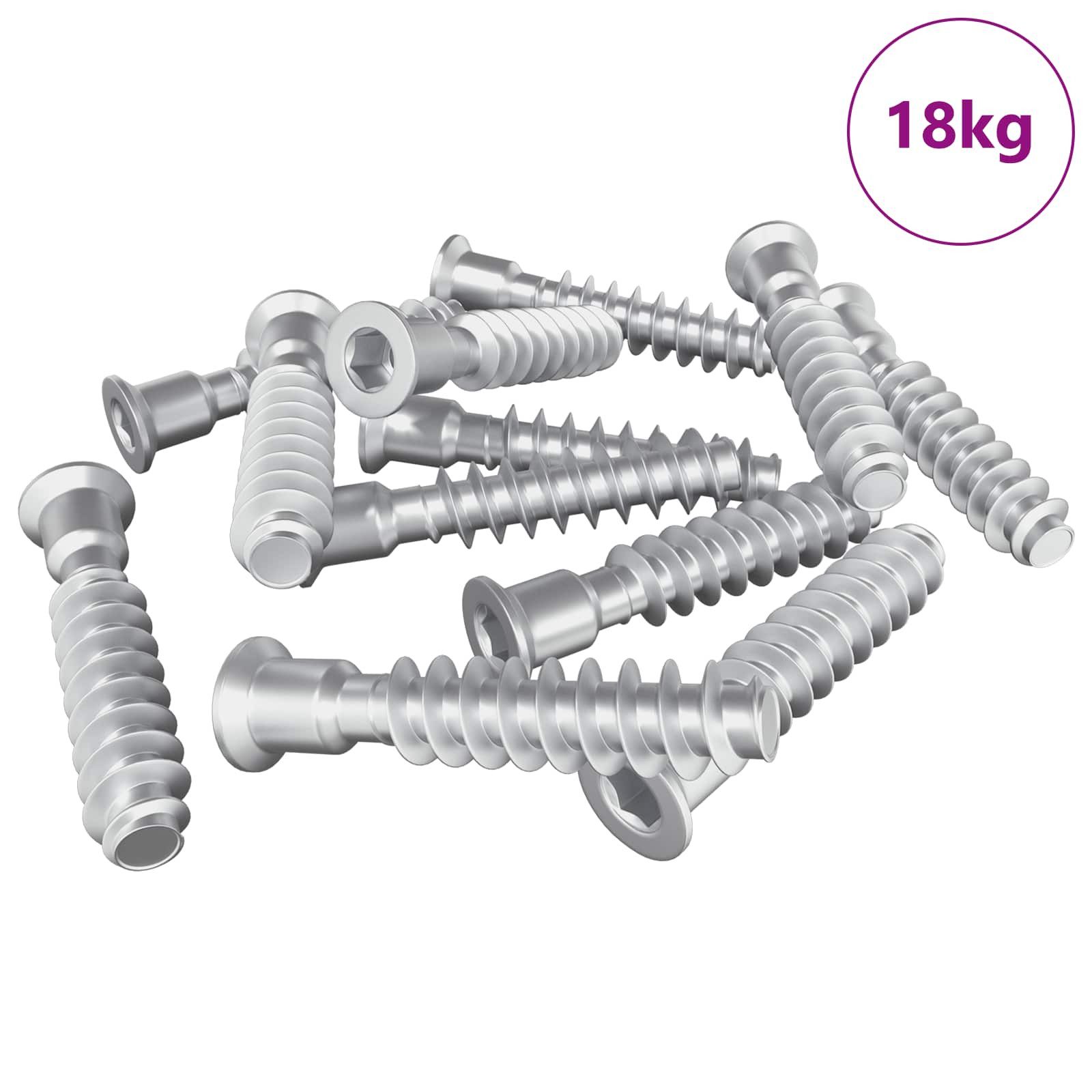 vidaXL Schraube Kopfschraube 2900 Stk. Silber Stahl, (2900 St)