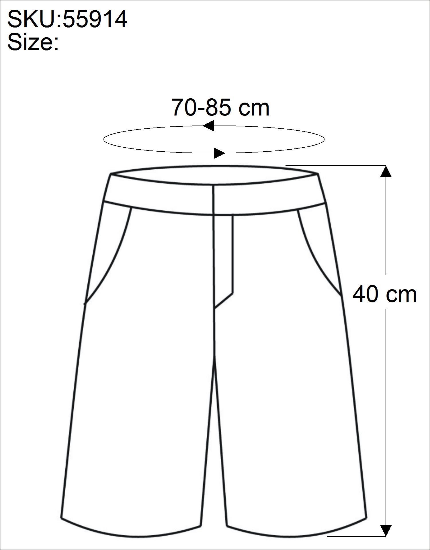 Guru-Shop Hose & Shorts Kurze Boho Hose, Ethnostyle Shorts - grün/bunt – Bild 5 von 5