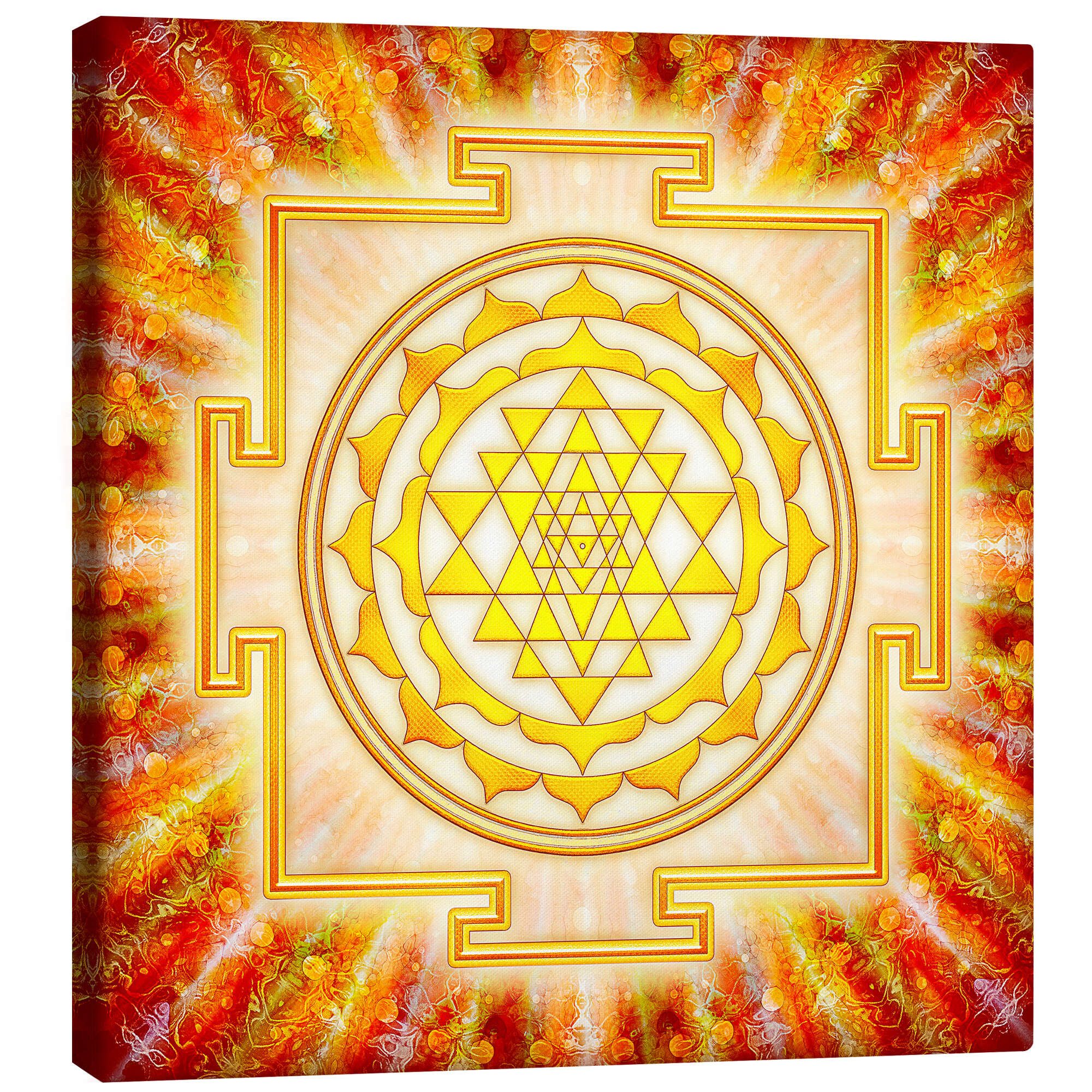 Posterlounge Wandbild Sri Yantra – Artwork günstig online kaufen