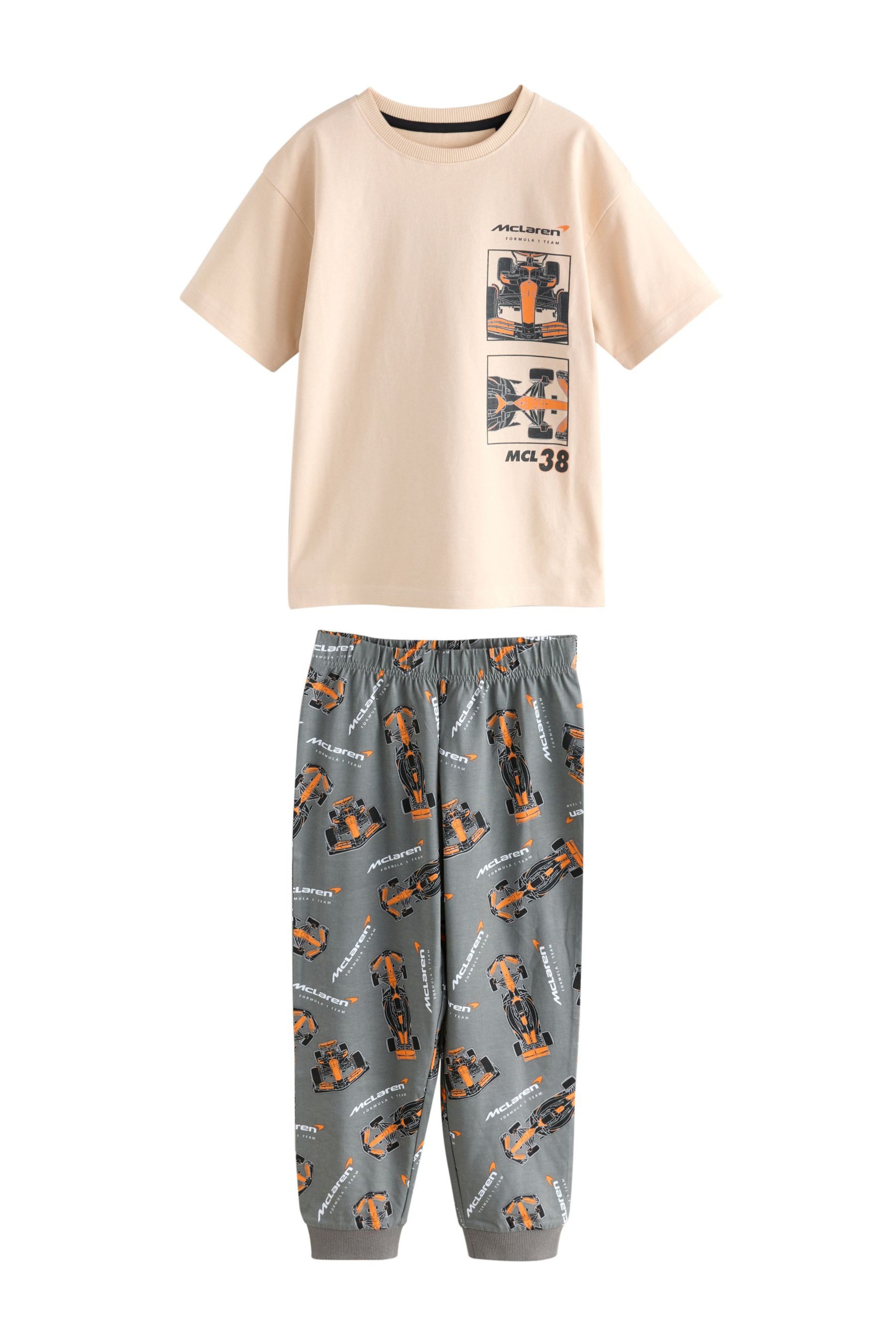 Pyjama Lizenzierter Single Schlafanzug aus Baumwolle